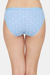 Zivame Low Rise Full Coverage Bikini Panty - Blue Leaf — thumbnail 2